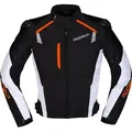 Produktbild: Modeka Lineos, Textiljacke - Schwarz/Weiß/Neon-Orange - M