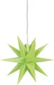 Produktbild: Sterntaler LED-Stern lindgrün, 1 warmweiße LED, Durchmesser 120 mm
