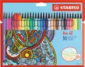 Produktbild: Premium-Filzstift - STABILO Pen 68 - 30er Pack - mit 30 verschiedenen Farben