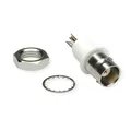 Produktbild: TELEGÄRTNER BNC-Einbaubuchse 50 Ohm mit Isolierflansch weiß