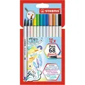 Produktbild: STABILO Pen 68 brush Brush-Pens farbsortiert, 12 St.