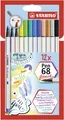 Produktbild: STABILO  568/12-21 STABILO Pinselstift Pen 68 brush, 12er Karton-Eui