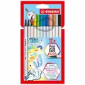 Produktbild: STABILO Pinselmaler pen 68 brush 12 Farben im Etui
