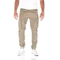 Produktbild: Jack & Jones Cargojeans Jack & Jones Paul Flake Tapered Slim Cargo Herren Jeans Hose W33/L34