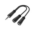 Produktbild: Hama Audio-Splitter 3,5 mm für 2 Kopfhörer – HiFi Stereo Adapter für Audio- & Video-Kabel