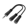 Produktbild: Hama 3,5-mm-Audio-Klinke-Adapter Kabel Schwarz