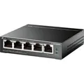 Produktbild: TL-SG105MPE, Switch schwarz, 5-Port-Gigabit-Easy-Smart-Switch mit 4 PoE+ Ports