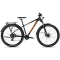 Produktbild: Axess Mountainbike Axess SANDEE DX ATB, 16 Gang Shimano RD-M360 Acera-8 Schaltwerk, Kettenschaltung, MTB-Hardtail Herren 29 Zoll schwarz/grau schwarz 43.18 cm