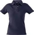 Produktbild: DASSY® Leon Women Poloshirt für Damen DUNKELBLAU Gr.XS Länge: STANDARD