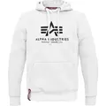 Produktbild: Alpha Industries Basic Hoody Kapuzen Pullover weiss, Größe XXL