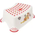 Produktbild: Keeeper Tritthocker Tomek, Paw Patrol, für Kinder, aus Kunststoff, 1 Stufe, weiß/rot