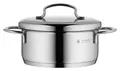 Produktbild: WMF Bratentopf MINI, Ø 14 cm, mit Deckel, 0,7 Liter, Cromargan® Edelstahl Rostfrei 18/10, hitzebeständig und backofenfest bis 250 °C