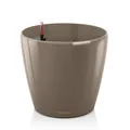 Produktbild: Lechuza Pflanztopf Classico 60 taupe hochglanz 14565