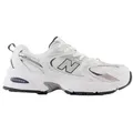 Produktbild: New Balance für Frauen/Mädchen. GR530V1 Schuhe 530 (40), Weiß, Wohnung, Schnürsenkel, Lässig, Sportlich, Kinderbekleidung