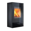 Produktbild: Kaminofen Wodtke Casa Glas black 6 kW wandhängend Scheitholz Kamin Holzofen