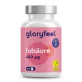 Produktbild: Folsäure - 400 Tabletten (13 Monate) - 400µg reine Folsäure pro Tablette - SCHWANGERSCHAFT & IMMUNSYSTEM* - 100% vegan, laborgeprüft und ohne Zusätze in Deutschland hergestellt
