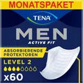 Produktbild: TENA MEN Absorbierende Protektoren, Level 2 - 60 Einlagen im Monatspaket (6 x
