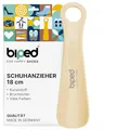 Produktbild: biped Schuhanzieher aus Kunststoff 18 cm – Kleiner Schuhlöffel, perfekt für unterwegs – Ergonomisch geformter Reiseschuhlöffel – Ideal für Kinder & Erwachsene z1560(elfenbein)