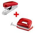 Produktbild: novus Locher und Heftgeräte Set E210/E15 rot