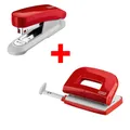 Produktbild: novus Locher und Heftgeräte Set E210/E15 rot