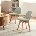 Produktbild: Kinderzimmerstuhl Elvdal 2er Set gepolstert Mintgrün
