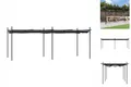 Produktbild: Pergola Mit Schiebedach Anthrazit 589x292x230 Cm Pavillon Aluminium
