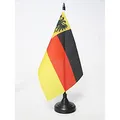 Produktbild: AZ FLAG - Tischflagge Deutscher Bund 1815-1866 - 21x14 cm - Deutschen Bundes Tischfahne 14 x 21 Cm - Flaggen