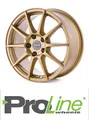 Produktbild: 4x ProLine UX100 7,5X18 4/100 ET38 Gold matt