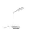 Produktbild: Lindby LED Tischlampe Valtaria dimmbar (Modern) in Weiß (1 flammig,) - Tischleuchte Schreibtischlampe Nachttischlampe Arbeitszimmerleuchte