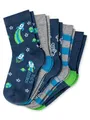 Produktbild: Schiesser Jungen Kinder Kids Größe 19 Bis 34 Strümpfe Socken - 5er PACK, Sortiert 1_173261, 19-22 EU