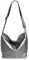 Produktbild: Caspar Schultertasche Klassische Damen Leder Handtasche - PREMIUM LINE - Modell No.803, elegant, robust & unempfindlich - 100% Echtleder - Handmade in Italy