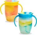 Produktbild: Munchkin Tropischer Trainerbecher Gelb/Blau 7Oz 2Pk