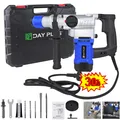 Produktbild: Dayplus Tool Bohrhammer SDS-Plus Meißelhammer Schlaghammer mit 6 Joule & Zubehör