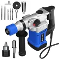 Produktbild: 3000W Schlagbohrmaschine Bohrhammer Meißelhammer Stemmhammer SDS-Plus Mit Koffer