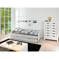 Produktbild: Livetastic Stauraumbett, Weiß, Holz, Kiefer, massiv, 1 Schublade(n) Schubladen, 90x200 cm, Schlafzimmer, Betten, Stauraumbetten