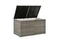 Produktbild: Juskys Polyrattan Auflagenbox Ikaria 950 L mit Deckel & Innenplane – Garten Kissenbox Gartenbox