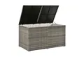 Produktbild: Juskys Auflagenbox Ikaria, aus Polyrattan, mit Deckel, Hubautomatik und Innenplane