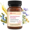 Produktbild: Apriwell Darmkulturen-Komplex - Fructosefrei - 5 Milchsäurebakterien & Bifidobakterien - Mit Biotin für die Schleimhaut - magensaftresistent - ohne Inulin - 30 vegane Kapseln