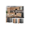 Produktbild: Vicco Eckhängeschrank Küchenschrank Küchenmöbel Fame-Line Anthrazit Eiche modern 57 cm Küche Einbauküche Eckküche Hängeschrank Drehtür Einlegeboden Küchenzeile