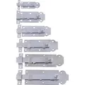 Produktbild: BOOMET Schieberiegel · 120mm · 80/100/120/140/160/180mm Schlossriegel für Tore Türen Schuppen Torschieber Türschieber Schiebe Verriegelung 6 G...