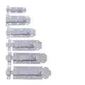 Produktbild: BOOMET Schieberiegel · 6 Größen zur Auswahl · 120 mm · 80/100/120/140/160/180 mm · Schlossriegel für Tore Türen Schuppen · Torschieber Türschieber · Schiebe Verriegelung
