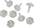 Produktbild: GARDINIA Gardinenhaken Gardinia Faltenstecker glasklar, 50 Stück