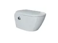 Produktbild: Bernstein Dusch-WC T640 PRO, wandhängend, Hänge-WC, Wand-WC, Abgang waagerecht / tiefspüler / Tiefspül-WC, Komplett-Set, Weiß / Toilette / Beleuchtung / Sitzheizung / Massage / Entkalkung
