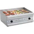 Produktbild: Royal Catering Doppel Elektro Grillplatte - 75 cm - glatt - 2 x 3.200 W - Silber