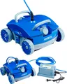 Produktbild: AREBOS Poolroboter Poolrunner Blau | Poolsauger bis 50 m³, 2 Reinigungsmodi