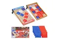 Produktbild: relaxdays Spielesammlung 2 in 1 Wurfspiel Cornhole & Tic Tac Toe