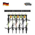 Produktbild: Housolution Fahrrad Wandhalterung 48 Zoll für 6 Fahrräder und 5 Helme, robust