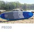 Produktbild: Stand up Paddle Board 330x76x15cm blau PB330 SUP Surfbrett Surf-Board aufblasb