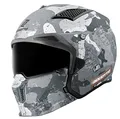 Produktbild: Bogotto Radic Camo Helm, weiß matt/grau, S