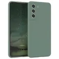Produktbild: Für Samsung Galaxy S21 FE 5G Handyhülle Silikon Cover Schutz Handy Case Grün